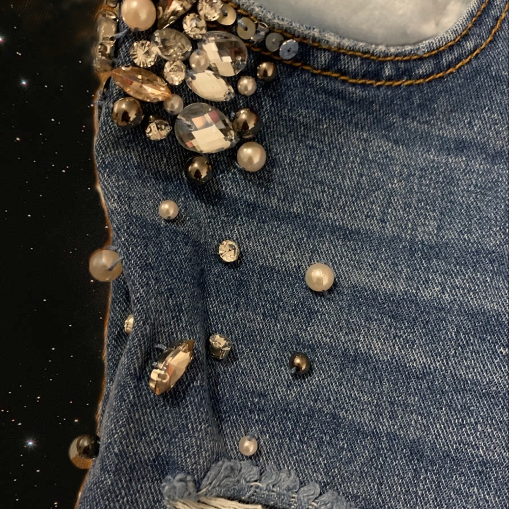 Pearl ripped jeans